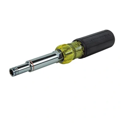 Immagine di KLEIN TOOLS 32800 Set di cacciaviti multi avvitatori 6 in 1, albero cavo resistente, a punti, esagonali, dimensioni 32800, nero
