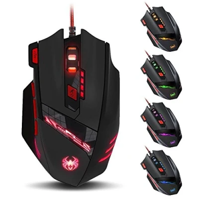 Immagine di Mouse Gaming,8 Pulsanti Programmabili, 9200DPI Prestazioni Elevate,8 Blocchi di Peso,Mouse con Filo Ergonomico RGB,Mouse da Gioco Cablato per PC, Laptop