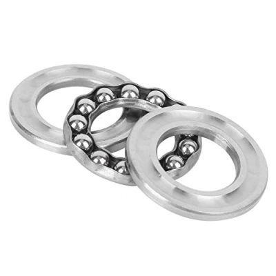 Immagine di 5pcs 51103 Cuscinetto a sfere di spinta Pista convessa Cuscinetti scorrimento singolo rondella basso rumore sfera Pressione 17x30x9mm
