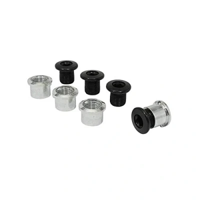 Immagine di Bulloni di fissaggio del vassoio (m8 x 8,5 / 1 unità = 4 pezzi) e dadi (1 Shimano FC M6000 (x4)