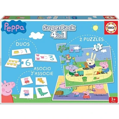 Immagine di Educa Classico Puzzle 16229 Superpack Peppa Pig