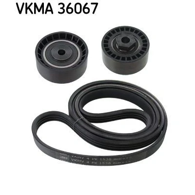 Immagine di SKF VKMA 36067 Kit cinghie Poly V RENAULT: CLIO 2, Modus / Grand Modus, 3, DACIA: Sandero I, Logan I Sedan