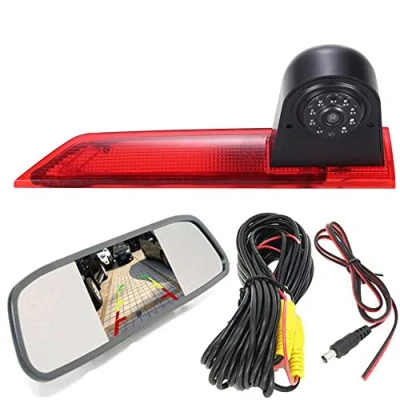 Immagine di HD Auto Notte viosn Retrovisore luce freno Terzo tetto Top Mount Retromarcia Telecamera inversa Angolo regolabile Compatibile con Ford Transit Custom Business MPV SUV Bus