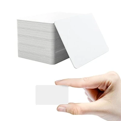 Immagine di 100 pezzi NFC Tag Carta Ntag215 Card programmabili,50 * 30mm Scheda Mini Compatibile con Amiibo e Tagmo, Funzionano Tutti i Telefoni Abilitati NFC.
