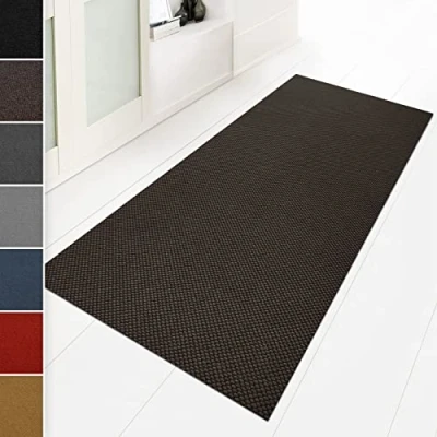 Immagine di Zerbino Hong Kong, ideale per il vostro ingresso, resistente e ai colori, disponibile in diversi colori dimensioni (120 x 300 cm, marrone)