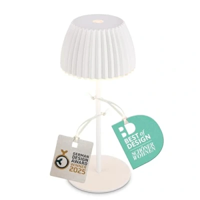 Immagine di Briloner Mini lampada da tavolo a batteria LED Brilo unplugged Riffle, antracite