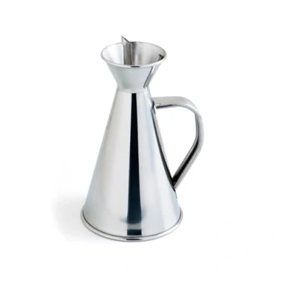 Immagine di Quid 7694001 Renova Oliera antisgocciolamento in acciaio inox, 25 cl, colore trasparente, 10 x 20 cm