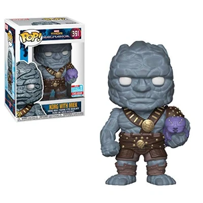 Immagine di Funko Pop!: Marvel: Thor Ragnarok: Korg con Miek (Bobblehead)