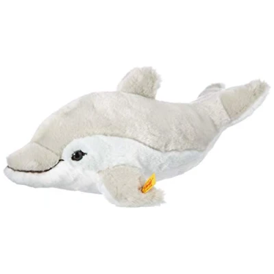 Immagine di Steiff 063183 Cappy Delfino, 35 cm, Colore: Grigio/Bianco