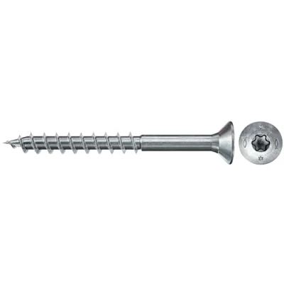 Immagine di Fischer Power Fast II 670020 Viti per truciolare 3 mm 45 Interno Esagonale rotondo, multidentato, TX, Torx, Impronta T Acciaio galvanizzato zinco