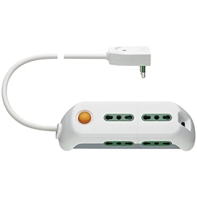 Immagine di Vimar FP00581.L.B Presa Multipla, 6P17/11, Spb17, Interruttore, 3 m, Bianco