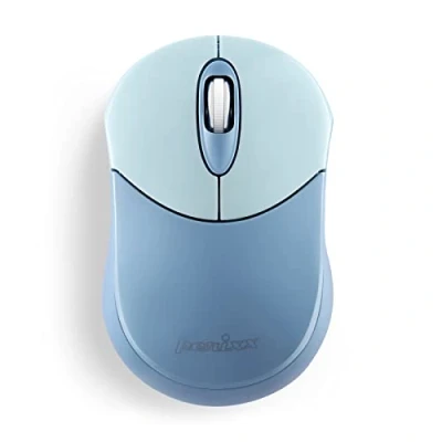 Immagine di perixx PERIMICE 802BL Mouse Bluetooth senza fili, design portatile, compatibile con Windows, iOS, Android PC, laptop, tablet e smartphone, colore: Blu