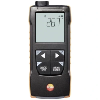 Immagine di testo 110 Termometro 200 +800 C Sensore tipo NTC, Pt100