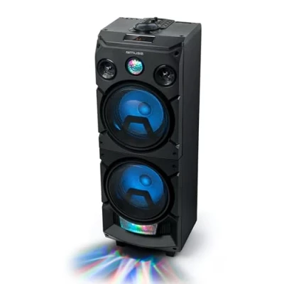 Immagine di Muse M 1935 Altoparlante Bluetooth con USB, LED, microfono, telecomando, 400 Watt