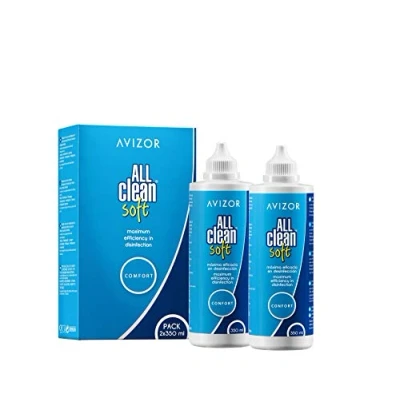 Immagine di Avizor All Clean Soft Liquido Per Lenti A Contatto. Soluzione Unica La Pulizia E Disinfezione Di Tutti I Tipi Contatto Morbide. 700 ml
