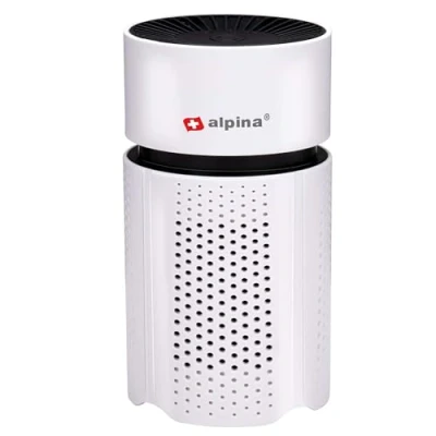 Immagine di alpina Air Purifier USB a Purificatore Aria con Filtro HEPA 13 e ionizzatore per Piccoli Ambienti Fino 6 m2 1,5 W