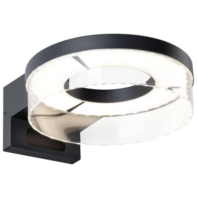 Immagine di Paulmann Capera 93111 Lampada da parete per esterni a LED (monocolore) 8 W Antracite
