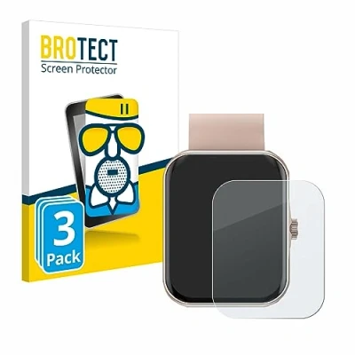 Immagine di brotect Pellicola Vetro Opaca per Mutoy Smartwatch 1.83&quot; (3 Pezzi) Protezione Schermo [Anti Riflesso, Durezza 9H]