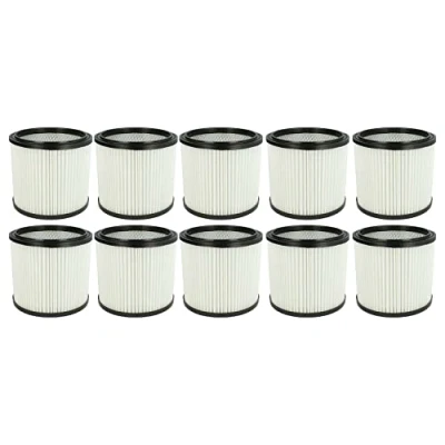 Immagine di vhbw 10x filtro a pieghe piatte compatibile con AEG NT 1100 aspirapolvere Cartuccia filtrante