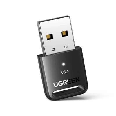 Immagine di UGREEN Adattatore Bluetooth 5.4 Dongle USB per PC Chiavetta Windows 11 10 8.1 Compatibile con Controller di PS5 PS4 Xbox One S Auricolare Tastiera Mouse