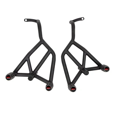 Immagine di GP Kompozit Per MT 07 2014 2023 Protezione Motore Compatibile Crash Bar Nero