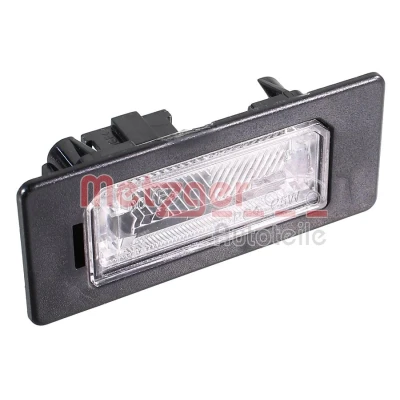 Immagine di METZGER 2080009 Luce Targa C5W Sx, Dx con portalampada, lampadina marchio di controllo E AUDI: A4 B8 Avant, Sedan, TT Coupe