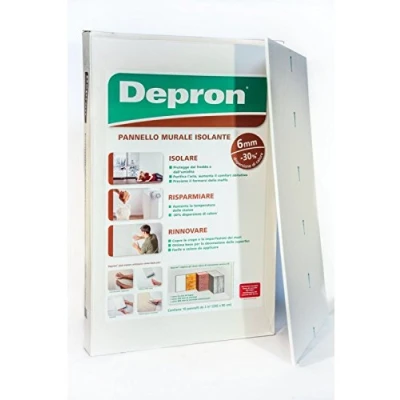 Immagine di Pannello Isolante Depron (10 MQ) 80x125 cm/Spessore 6 3 9 mm (a scelta) (Spessore mm) CON. 10 PZ.