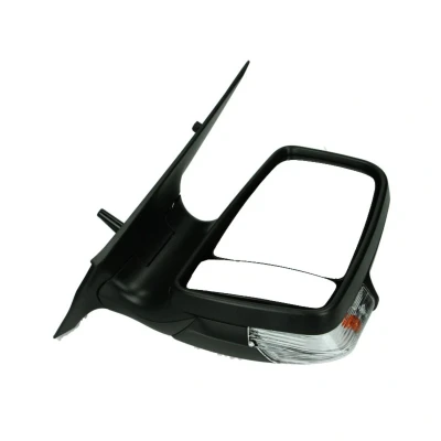 Immagine di specchio retrovisore esterno Tyc 321 0103 Dx nero per a regolazione manuale, convesso, Braccio corto
