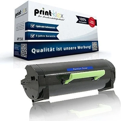Immagine di Compatibile XL Cartuccia Toner per circa 10.000 Pagine Lexmark MX310dn MX410de MX510de MX511de MX511dhe MX511dte MX611de MX611dhe 60F2H00 602H Nero