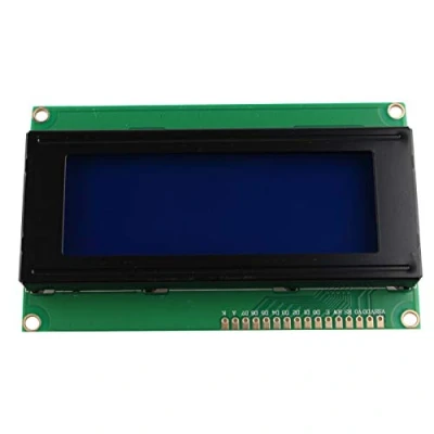 Immagine di HALJIA Modulo LCD da 5 V 2004A, schermo blu, 20 x 4 caratteri, display retroilluminato compatibile con Arduino