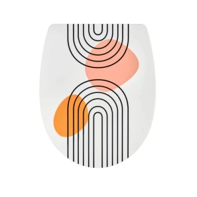 Immagine di Wirquin 20724241 Sedile WC in termoplastica Marbella arco japendi, bianco