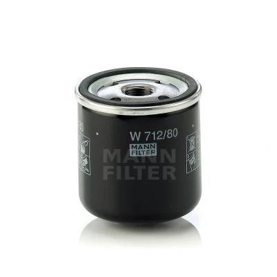 Immagine di MANN FILTER W 712/80 Filtro olio 3/4 16 UNF con una valvola blocco arretramento ad avvitamento SAAB: 900 I Combi Coupe, II Hatchback