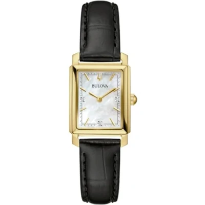 Immagine di Bulova Orologio Analogico Classico Donna con Cinturino in Pelle 97P166