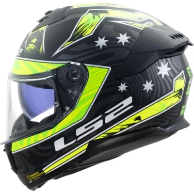 Immagine di LS2, Casco Moto Integrale STREAM II GALDAM Matt Black H V Yellow, XS