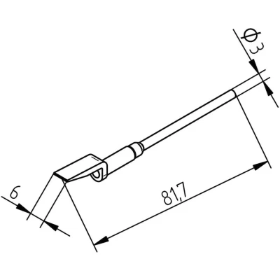 Immagine di Ersa Auslötspitzen Satz punta dissaldante Dimensione 6 mm Contenuto 2 pz.