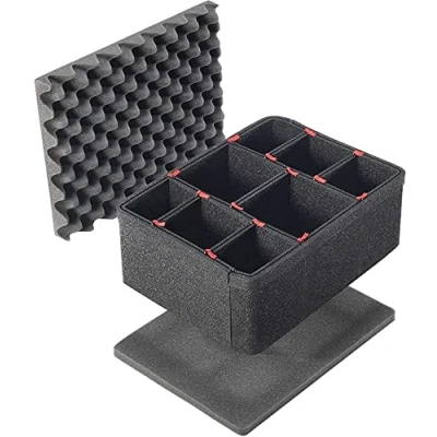 Immagine di PELI 1500 set divisori TrekPak, accessorio per valigia Protector originale, compatibile con: 1500, colore: Nero