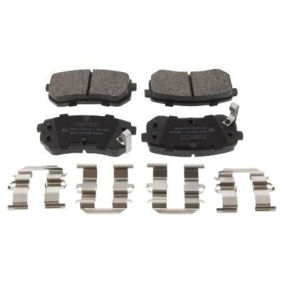 Immagine di MAPCO 6816 Kit pastiglie freno Assale posteriore con segnalatore acustico usura KIA: Picanto II, I, HYUNDAI: i10 I