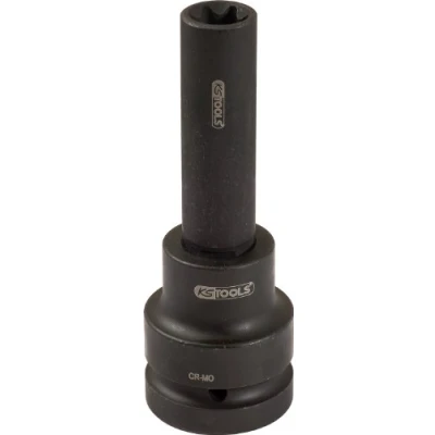 Immagine di KS Tools, Chiave a bussola + esagonale, 1&quot; presa di corrente lunga