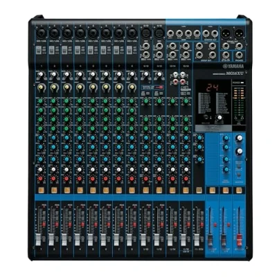 Immagine di Yamaha MG16XU 16channels Audio mixer Mixers (16 channels, 24 bit, 78 dB, 192 kHz, 0.03%, 6.3 mm)