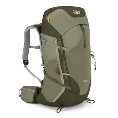 Immagine di Lowe Alpine Yacuri zaino da trekking 38 l, comodo per escursionismo, e viaggi, Esercito/Pietra, ML