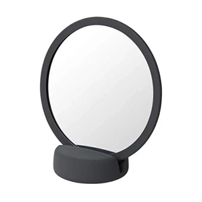Immagine di blomus 69160 Specchio cosmetico con magnete, 17 x 9 18,5 cm, colore: Grigio