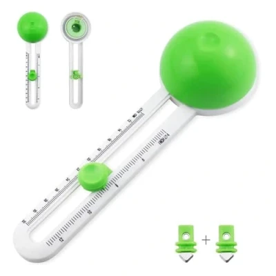 Immagine di YTAFONPO Taglierina per Carta Coltello da Taglio Rotondo in plastica Modello Circle Circolare for Carte Scrapbooking di Utensili Cutti Rotondi Fai Te