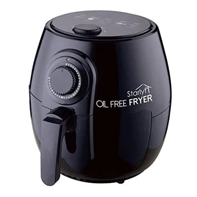 Immagine di STARLYF Friggitrice Ad aria Oil Free Fryer, 1400W, Multifuncione, Calda Senza Olio, Cestello Facile da Pulire, PFOA, Temperatura Regolabile, Timer Automatico