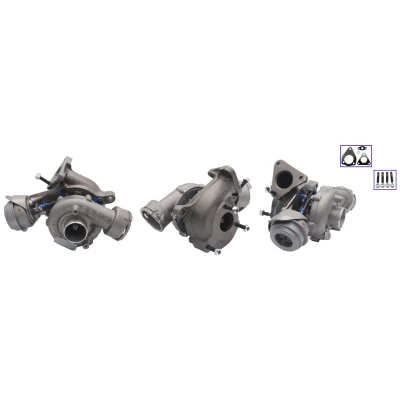 Immagine di ELSTOCK 91 1677 Turbina Turbocompressore a gas scarico, elemento di regolaz. (attuatore) regol. pneumatica con guarnizioni AUDI: A4 B7 Avant