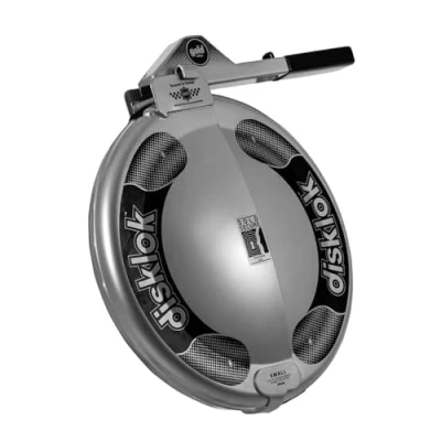 Immagine di Disklok Antifurto per Volante &#039;Gold Edition&#039; Taglia Small 35 39cm Argento Approvato SCM MP 03