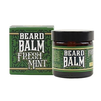 Immagine di HEY JOE! Balsamo Per Barba N. 7 Menta Fresca Idratante Da Uomo Al Profumo Di E Pino Cura Della Una Sana 60 ml