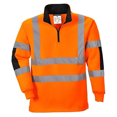 Immagine di Portwest B308 Felpa Rugby Xenon, Arancione, 4XL