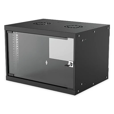 Immagine di Intellinet Basic Line 6HE Armadio rack da parete 19 (L x A P) 540 353 400 mm 6 U Nero (RAL 9005)