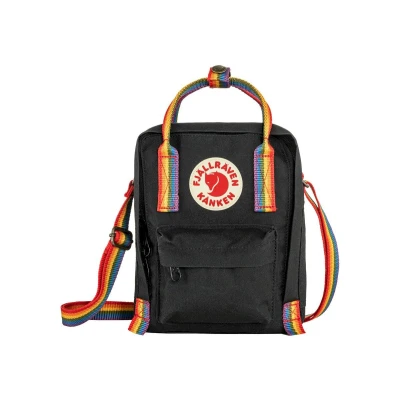 Immagine di Fjällräven Kanken rainbow Sling Unisex Zaino blackrainbow pattern, Taglia: One Size, Black pattern