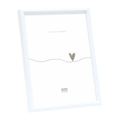 Immagine di Deknudt Frames S011S1 10.0X15.0 Cornice portafoto in Resina, Colore: Bianco 19 x 13,8 1,75 cm